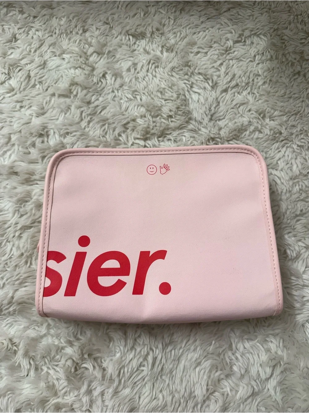 Glossier Pink Cosmetic Pouch